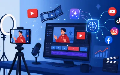 Content YouTube TikTok voi AI quy trinh tu y tuong den video hoan chinh