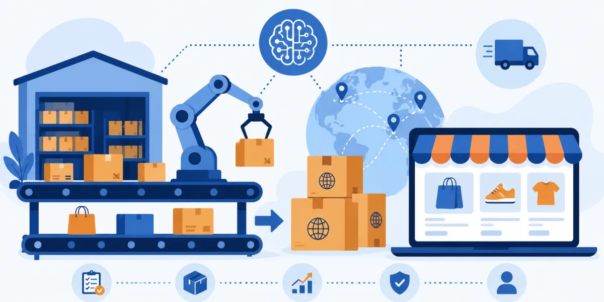 Dropshipping 2026 voi AI tu dong hoa tim san pham va cham soc khach hang